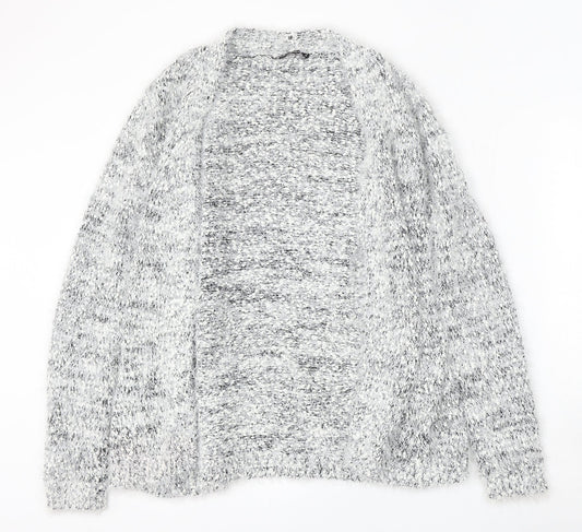 Womens UK Size S Terranova White Cardigan Jumper