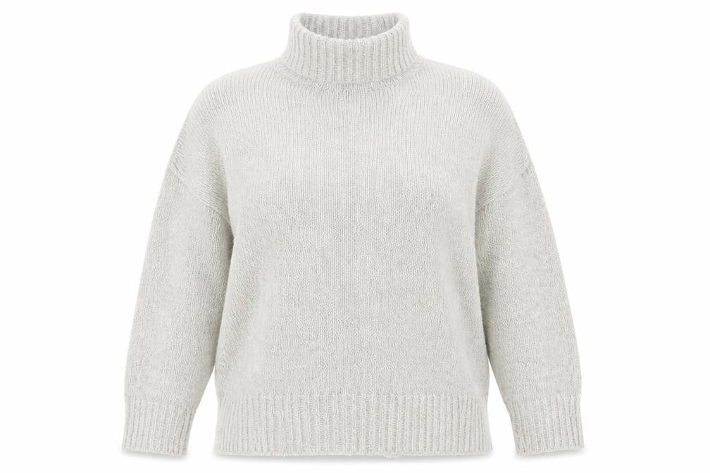 Womens UK Size M New Look Beige Pullover Jumper