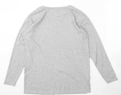 Womens UK Size S Papaya Grey Pullover Jumper