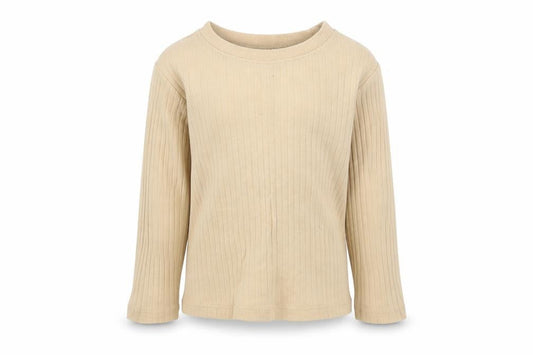 George Boys Beige  Cotton Pullover Jumper Size 6-9 Months