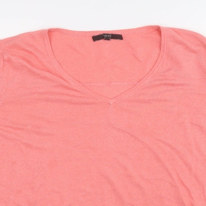 Womens UK Size XL NEXT Pink Pullover Jumper