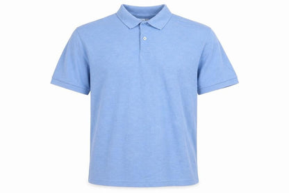 Cedarwood State Mens Blue Polyester Polo Size M Collared