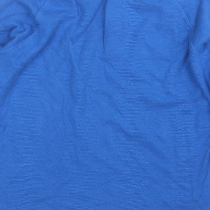 NEXT Boys Blue  Cotton Pullover T-Shirt Size 11 Years Round Neck
