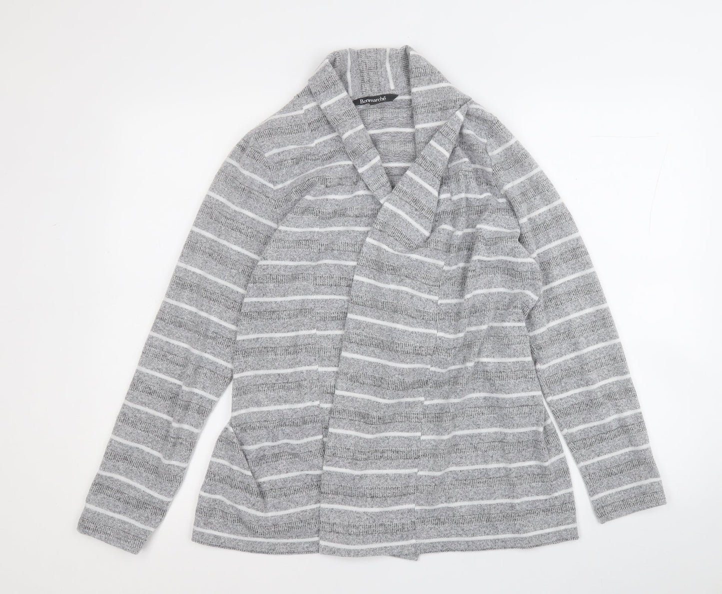 Womens UK Size 12 Bonmarché Grey Cardigan Jumper