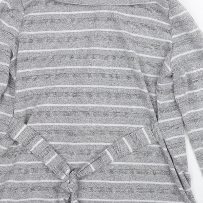 Womens UK Size 12 Bonmarché Grey Cardigan Jumper