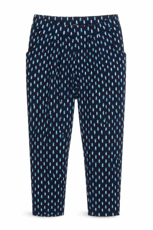 Womens UK Size 12 Bonmarché Regular Fit Jegging Blue Trousers