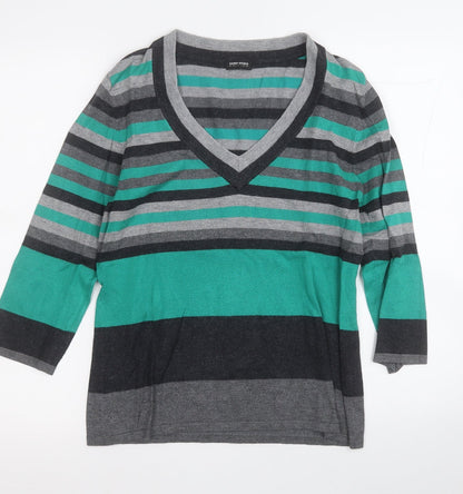 Womens UK Size 12 Gerry Weber Green Pullover Jumper