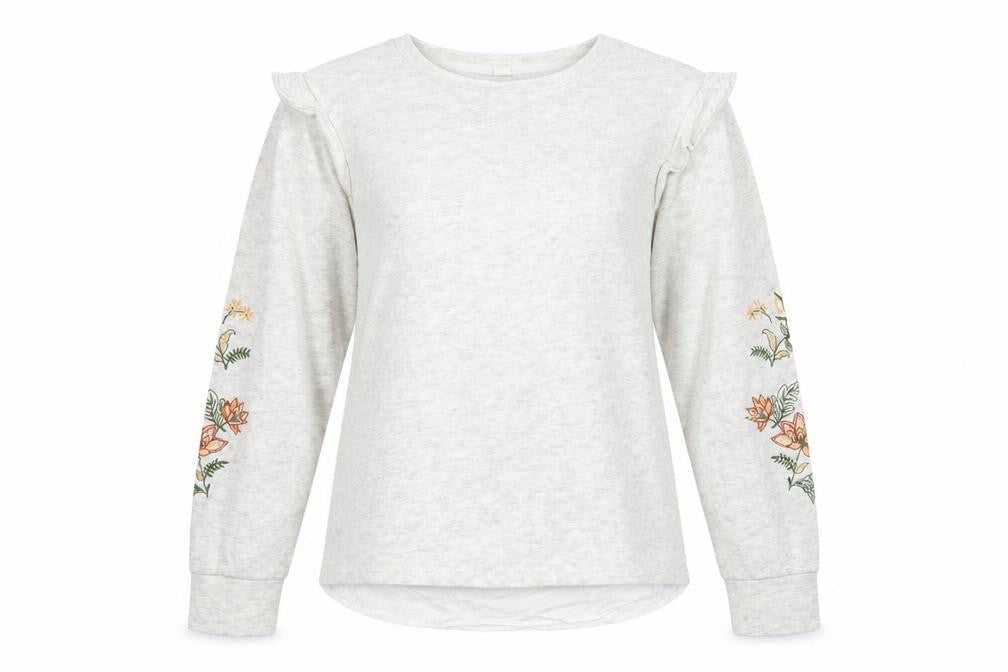 Womens UK Size S Springfield Grey Henley Jumper