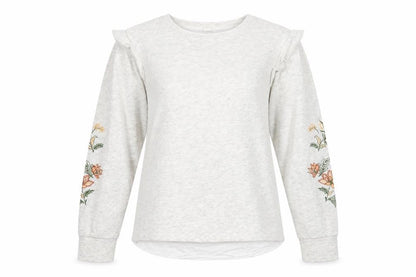 Womens UK Size S Springfield Grey Henley Jumper