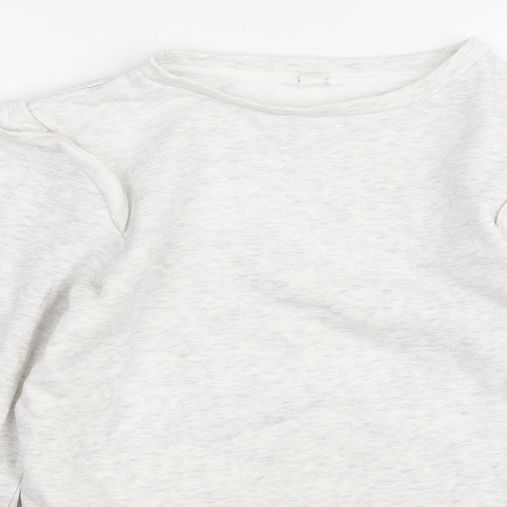 Womens UK Size S Springfield Grey Henley Jumper