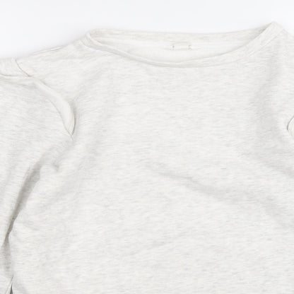 Womens UK Size S Springfield Grey Henley Jumper