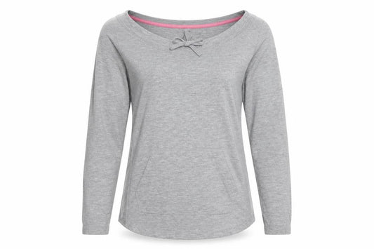 Papaya Womens Grey Round Neck  Polyester Pullover Jumper Size 8