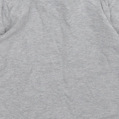 birba Boys Grey  Cotton Pullover T-Shirt Size 2-3 Years Round Neck