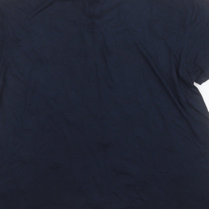 Womens UK Size 12 Jack Wills Blue Basic T-Shirt