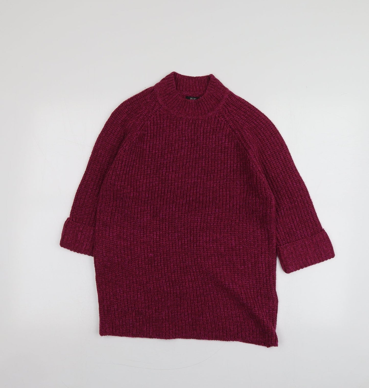 Womens UK Size 6 F&F Purple Pullover Jumper