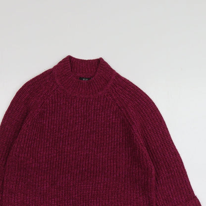 Womens UK Size 6 F&F Purple Pullover Jumper
