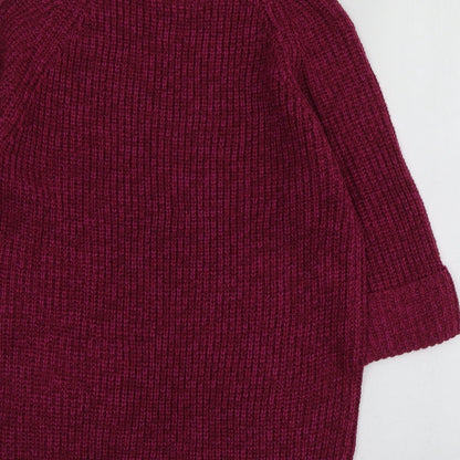 Womens UK Size 6 F&F Purple Pullover Jumper