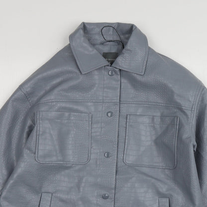 Primark Womens Grey Animal Print  Jacket  Size S