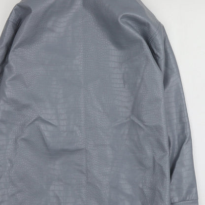Primark Womens Grey Animal Print  Jacket  Size S
