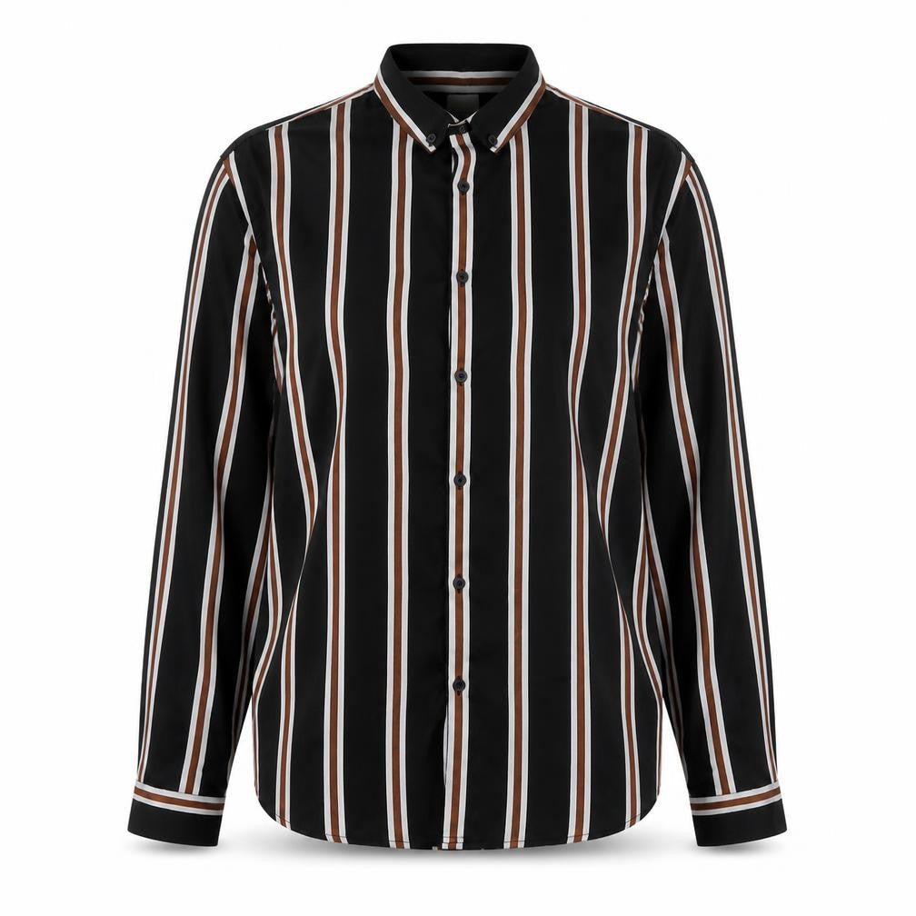 Womens UK Size L River Island Black Basic Button-Up