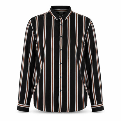 Womens UK Size L River Island Black Basic Button-Up
