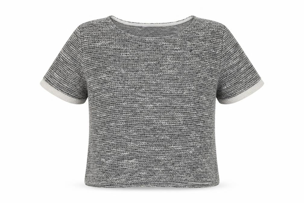 Womens UK Size M Zara Grey Basic T-Shirt