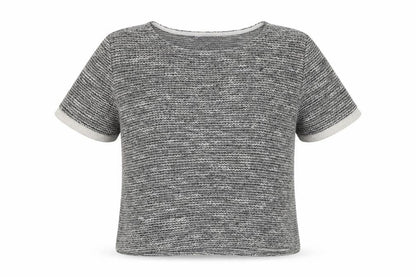 Womens UK Size M Zara Grey Basic T-Shirt
