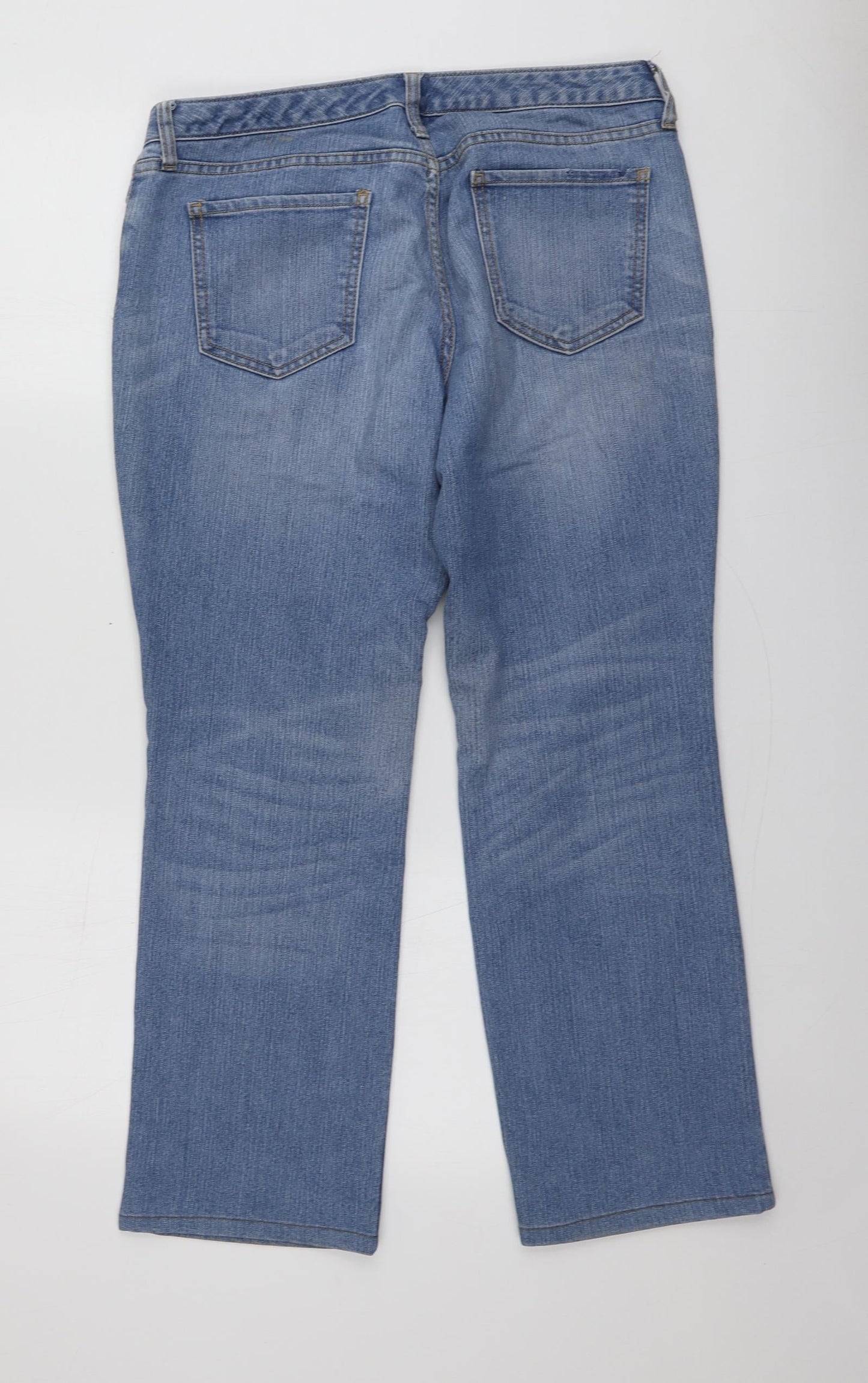 Gap Womens Blue  Cotton Capri Jeans Size 10 L26 in Regular