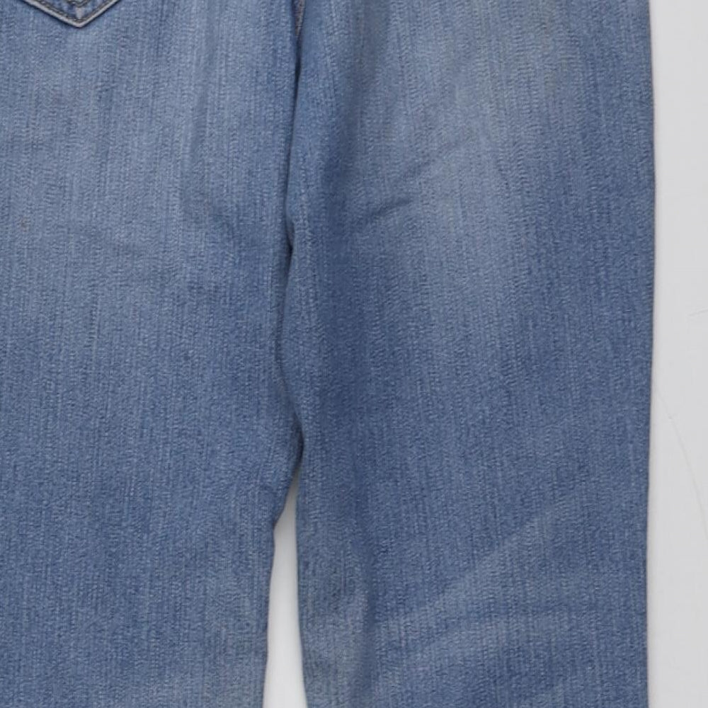 Gap Womens Blue  Cotton Capri Jeans Size 10 L26 in Regular