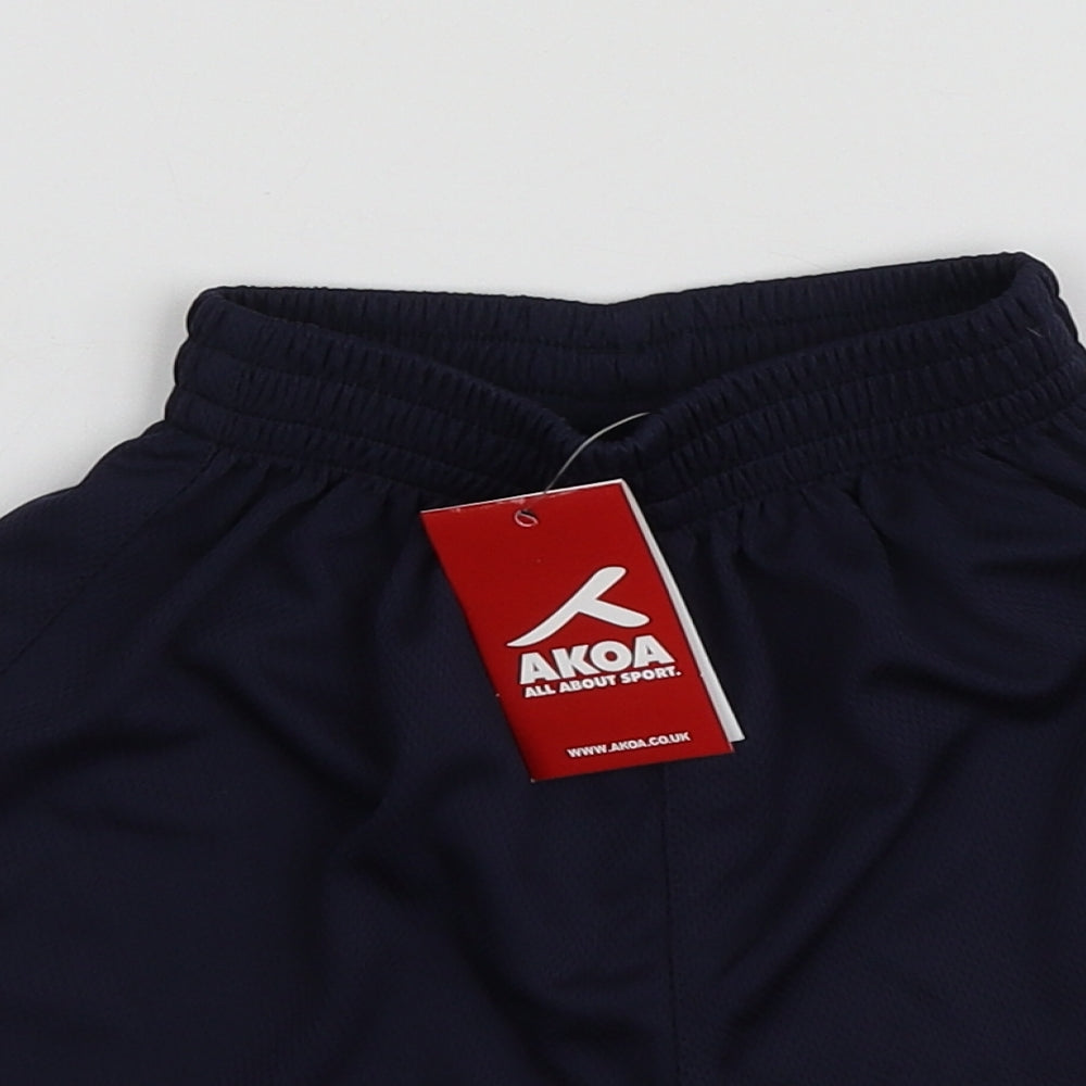Akoa Boys Blue  100% Polyester Sweat Shorts Size 3-4 Years  Regular
