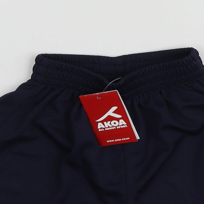 Akoa Boys Blue  100% Polyester Sweat Shorts Size 3-4 Years  Regular