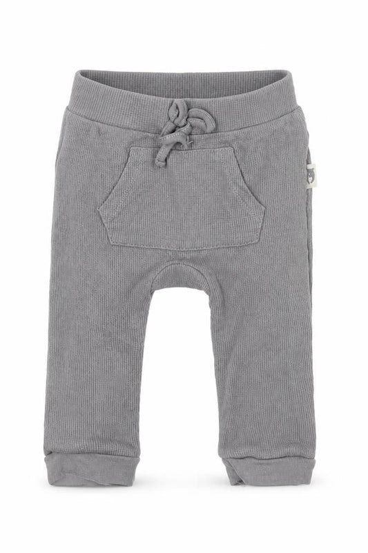 Rabbit & Bear Boys Grey  Cotton Jogger Trousers Size 6-9 Months  Pullover