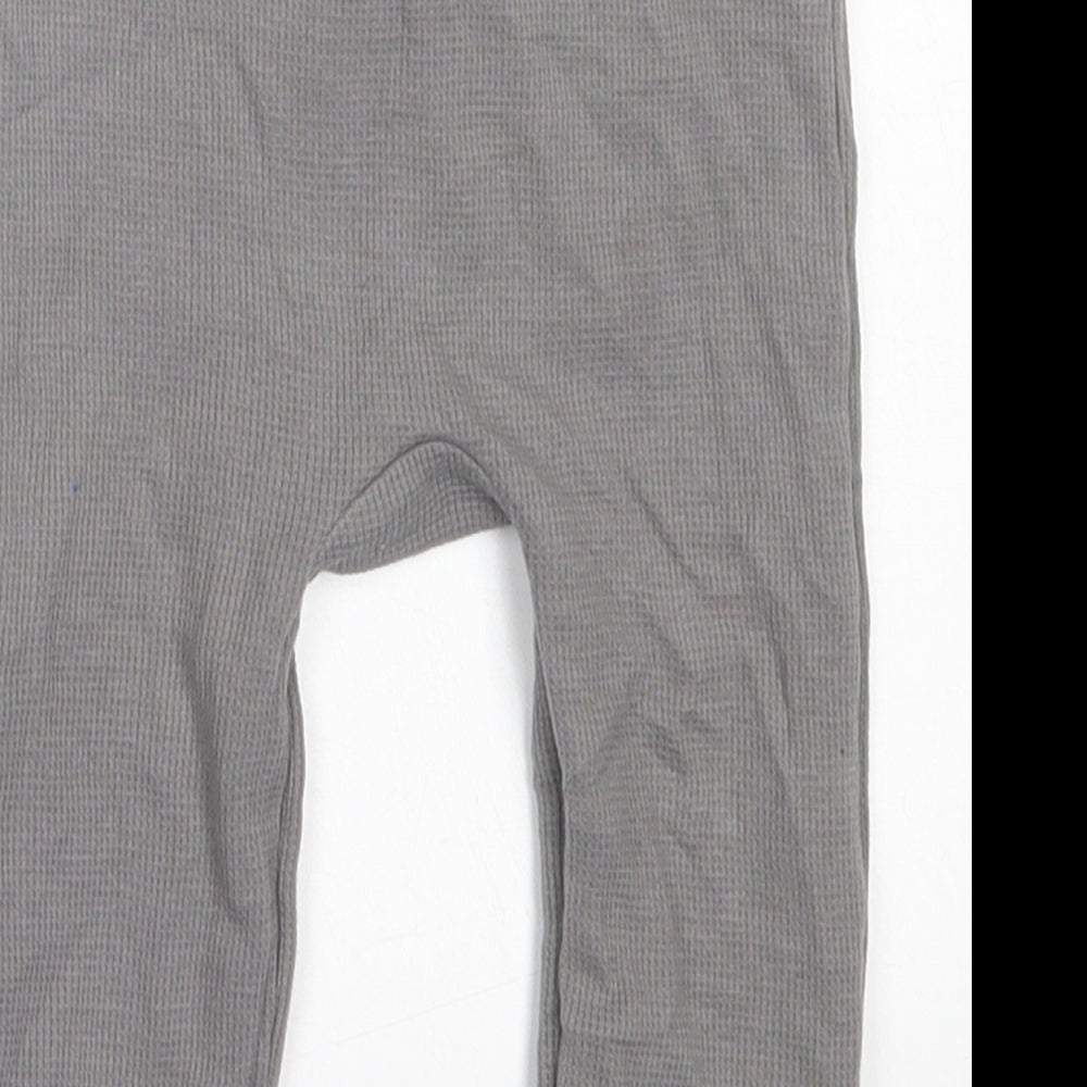 Rabbit & Bear Boys Grey  Cotton Jogger Trousers Size 6-9 Months  Pullover