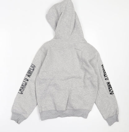 A2Z 4 Kids Girls Grey  Polyester Pullover Hoodie Size 9-10 Years  Pullover - Charli D'amelio