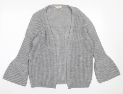 Womens UK Size 8 Miss Selfridge Grey Cardigan Jumper