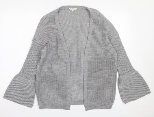 Womens UK Size 8 Miss Selfridge Grey Cardigan Jumper