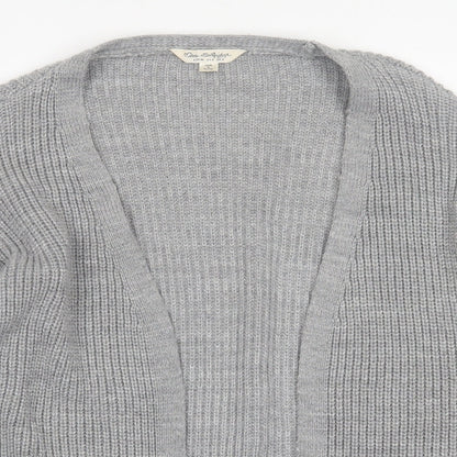 Womens UK Size 8 Miss Selfridge Grey Cardigan Jumper