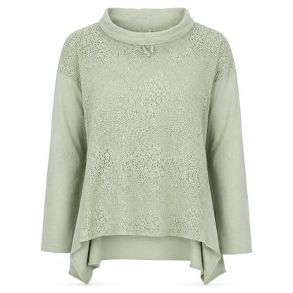 Preworn Womens Green  Cotton Pullover Sweatshirt Size M  Pullover