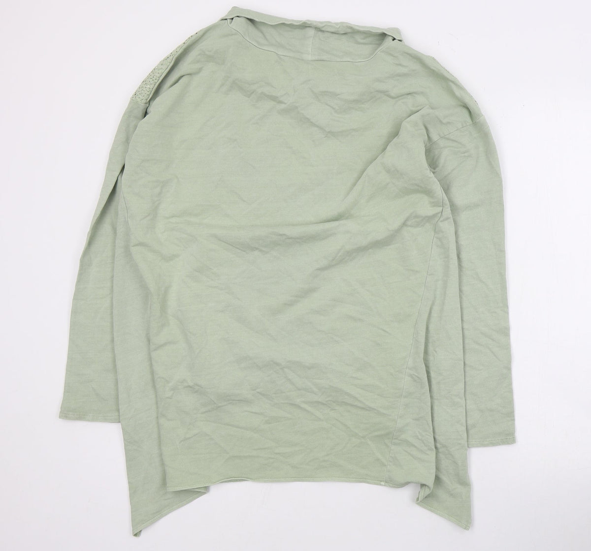 Preworn Womens Green  Cotton Pullover Sweatshirt Size M  Pullover