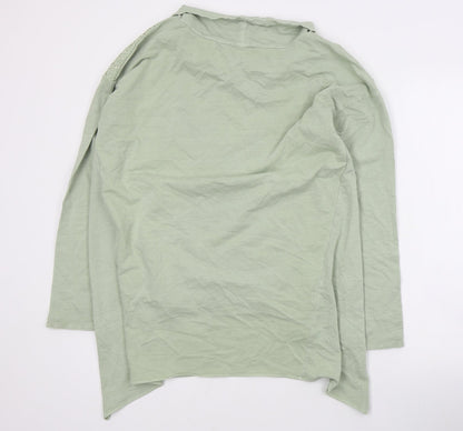 Preworn Womens Green  Cotton Pullover Sweatshirt Size M  Pullover