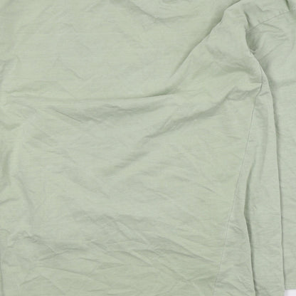 Preworn Womens Green  Cotton Pullover Sweatshirt Size M  Pullover
