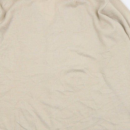Womens UK Size L EWM Beige Cardigan Jumper