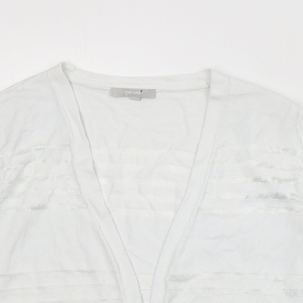 Womens UK Size 12 Per Una Ivory Cardigan Jumper