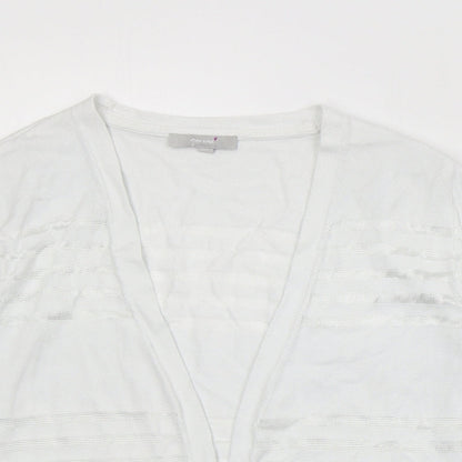 Womens UK Size 12 Per Una Ivory Cardigan Jumper
