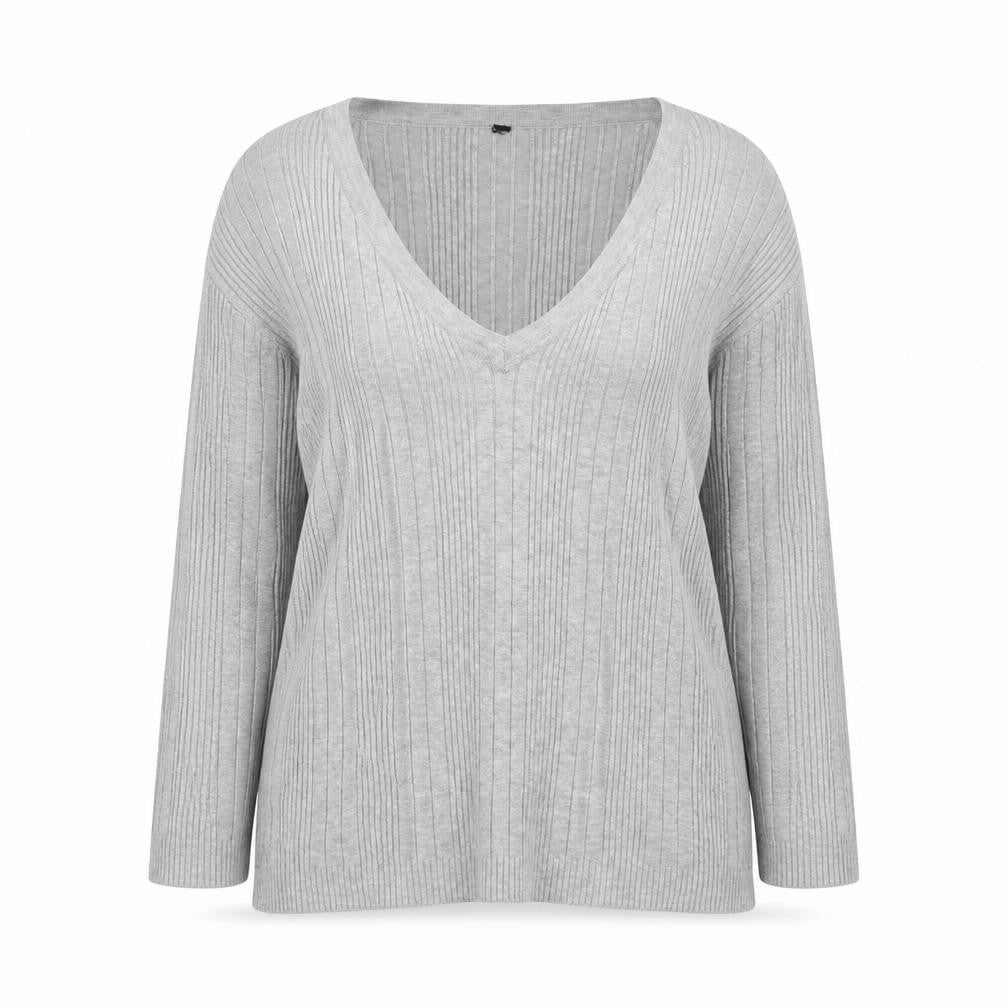 Womens UK Size 16 Bay Grey Pullover Jumper