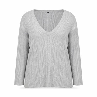 Womens UK Size 16 Bay Grey Pullover Jumper