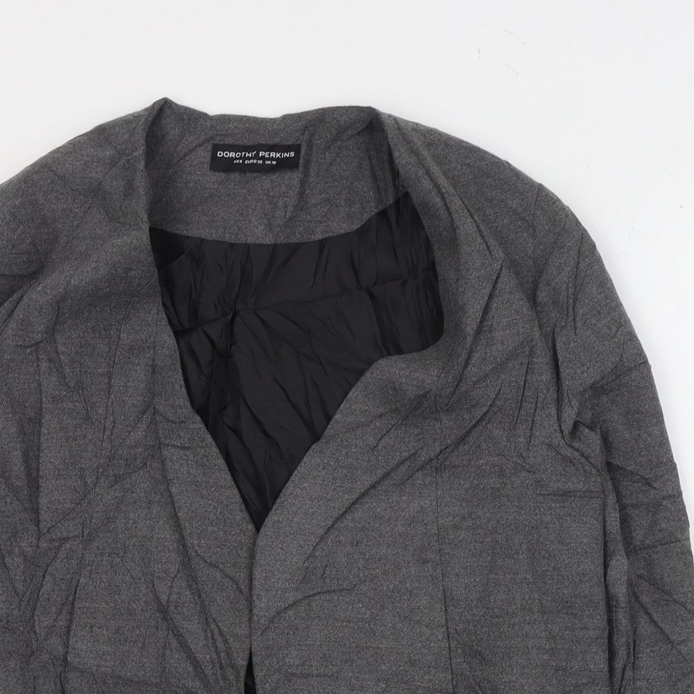 Womens UK Size 10 Dorothy Perkins Grey Jacket