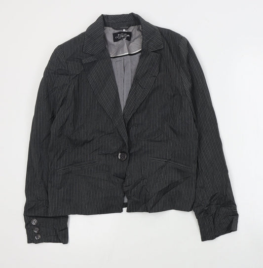 Womens UK Size 12 Debenhams Grey Jacket