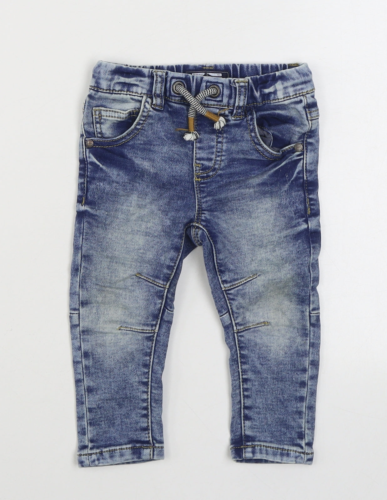 NEXT Boys Blue  Cotton Jogger Jeans Size 9 Months