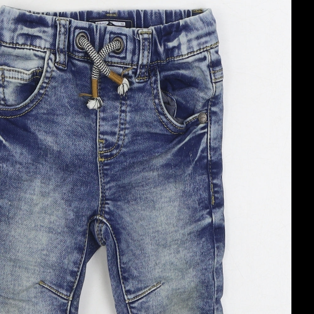 NEXT Boys Blue  Cotton Jogger Jeans Size 9 Months